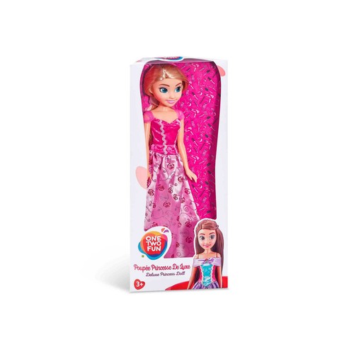 Muñecas Princesa Deluxe 49Cm ONE TWO FUN ALCAMPO