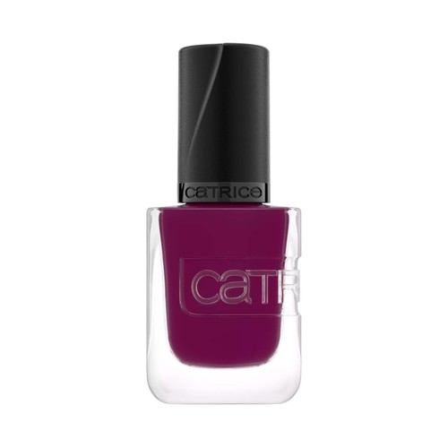 CATRICE Gel affair tono 023 Plum-believable Esmalte de uñas de larga duración tipo gel, tono purpura oscuro.