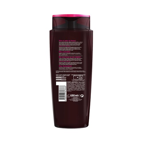 ELVIVE Champú fortificante con Arginina, para cabello frágil con tendencia a caerse ELVIVE Full resist 700 ml.