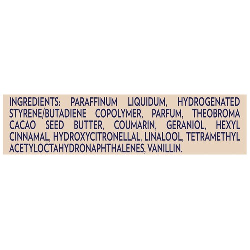 VASELINE Cocoa radiant Aceite corporal nutritivo con manteca de cacao 100% pura 200 ml.