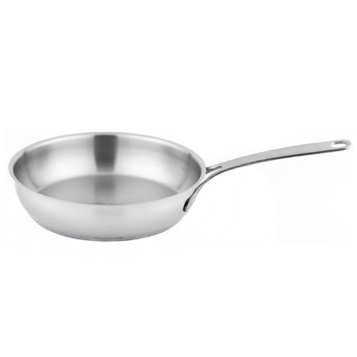 Sartén 20cm acero inoxidable, sin antiadherente con mango inoxidable, ACTUEL