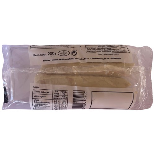 UP! Crepes dulces congelados rellenos de manzana UP! 200 g.