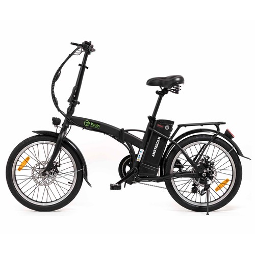 Bicicleta eléctrica plegable YOUIN You-Ride Amsterdam, 250W, 6 velocidades, ruedas 20”.