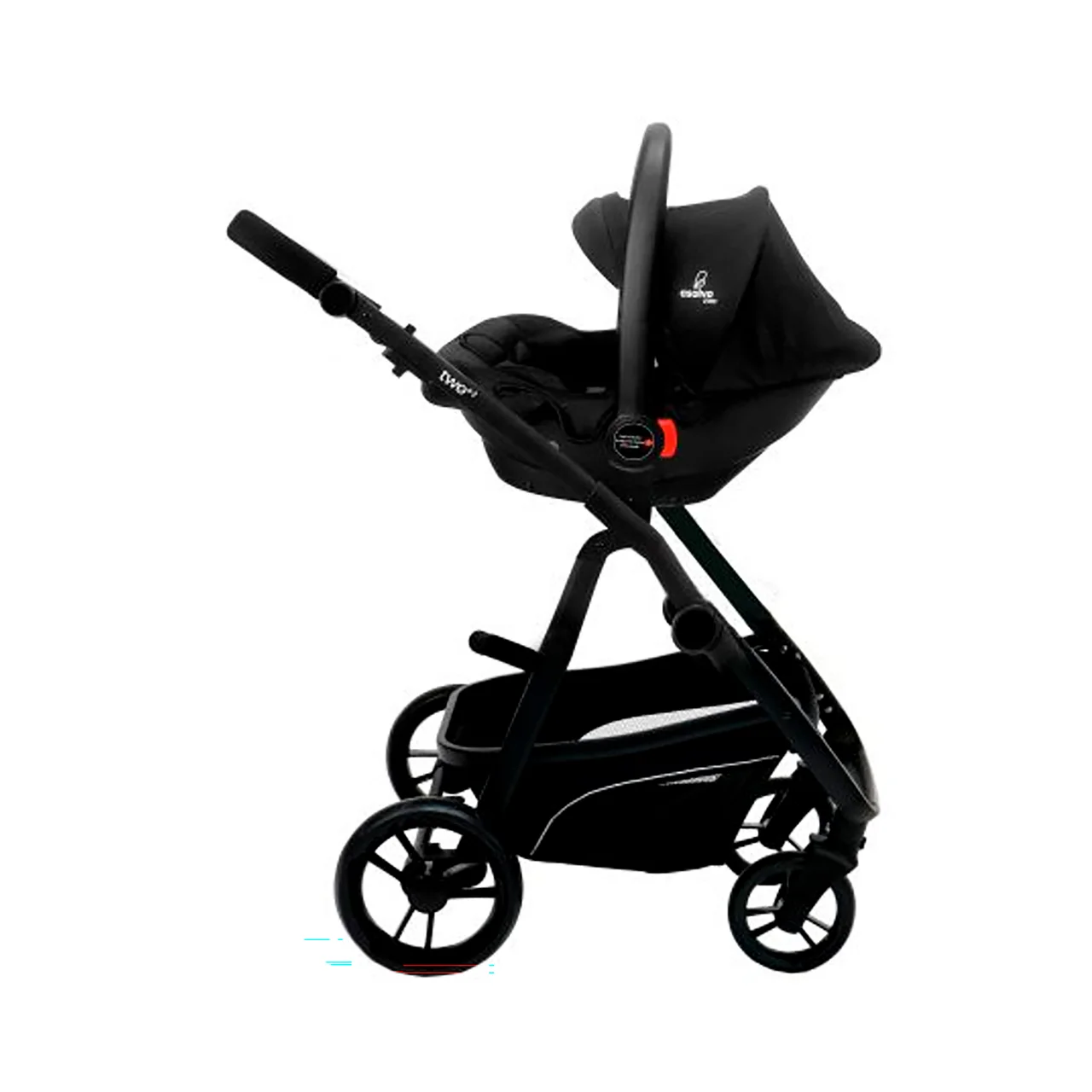 Silla de paseo rosa, combi convertible two, ESTAR ASALVO.
