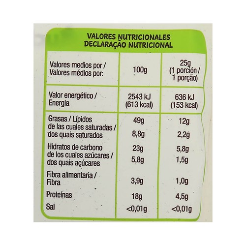 PRODUCTO ALCAMPO Bio Anacardos crudos ecológicos 125 g