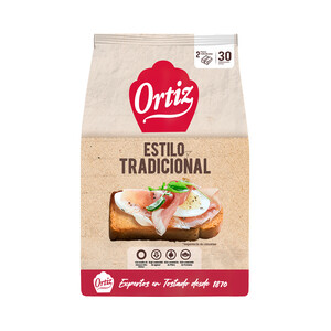 Imagen de ORTIZ Pan tostado extra crujiente estilo tradicional 30 uds. 324 g.