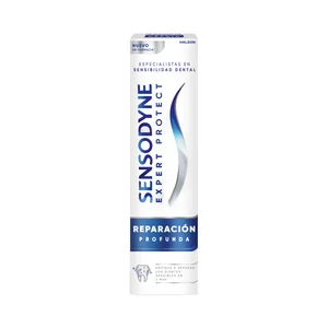 SENSODYNE Expert protect Pasta de dientes que empieza a reparar los dientes sensibles 75 ml.