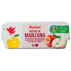 Imagen de ALCAMPO CULTIVAMOS LO BUENO Compota de manzana pack 4 uds. x 100 g.