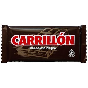 Chocolate negro elaborado sin gluten tableta de 100 g.