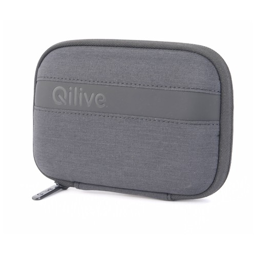 Bolsa para disco duro QILIVE, color gris oscuro