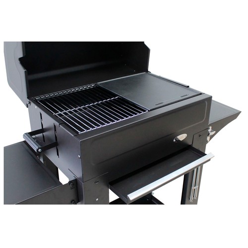 Barbacoa de carbón IMOR MICONOS para parrilladas y ahumados de alimentos.