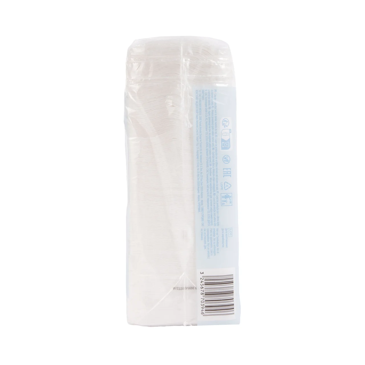 PRODUCTO ALCAMPO Baby Almohadillas cuadradas de algodón 100%, gruesas y sin pelusas 80 uds.