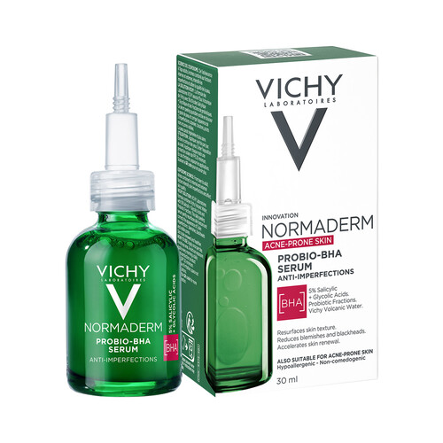 VICHY Sérum anti imperfecciones para pieles propensas al acné VICHY Normaderm probio-bha 30 ml.