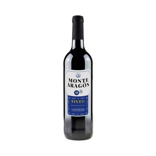 MONTE ARAGÓN Vino tinto con D.O.P. Cariñena botella 75 cl.