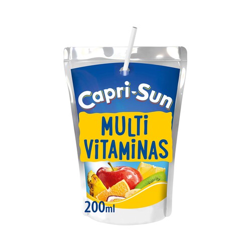 CAPRI-SUN Bebida refrescante a base de zumo de frutas con vitaminas 200 ml.