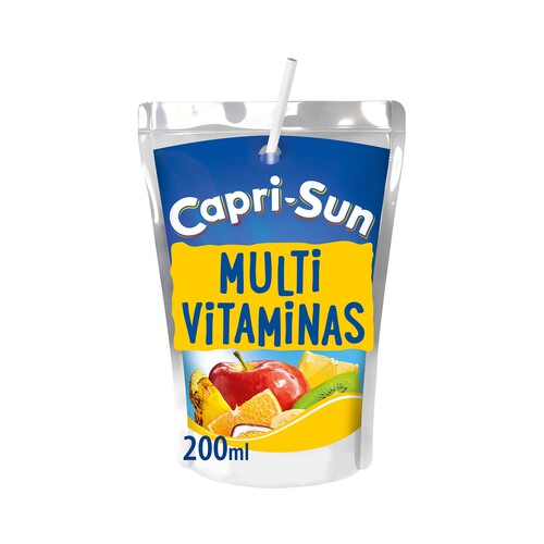 Bebida, base de zumo con vitaminas CAPRI-SUN 200 ml.