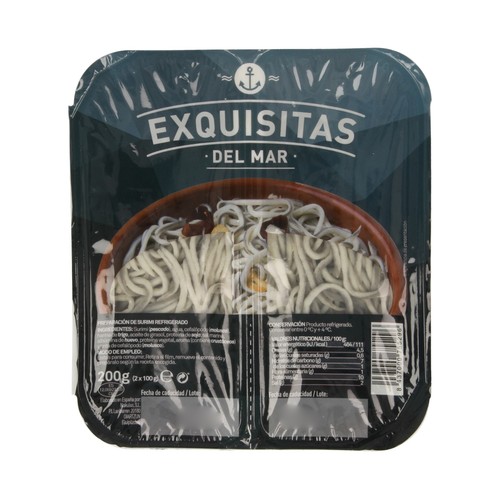 EXQUISITAS DEL MAR Sucedáneo de angulas EXQUISITAS DEL MAR 200 gramos