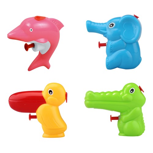 Pistola de agua mini con forma de animales, ONE TWO FUN ALCAMPO.