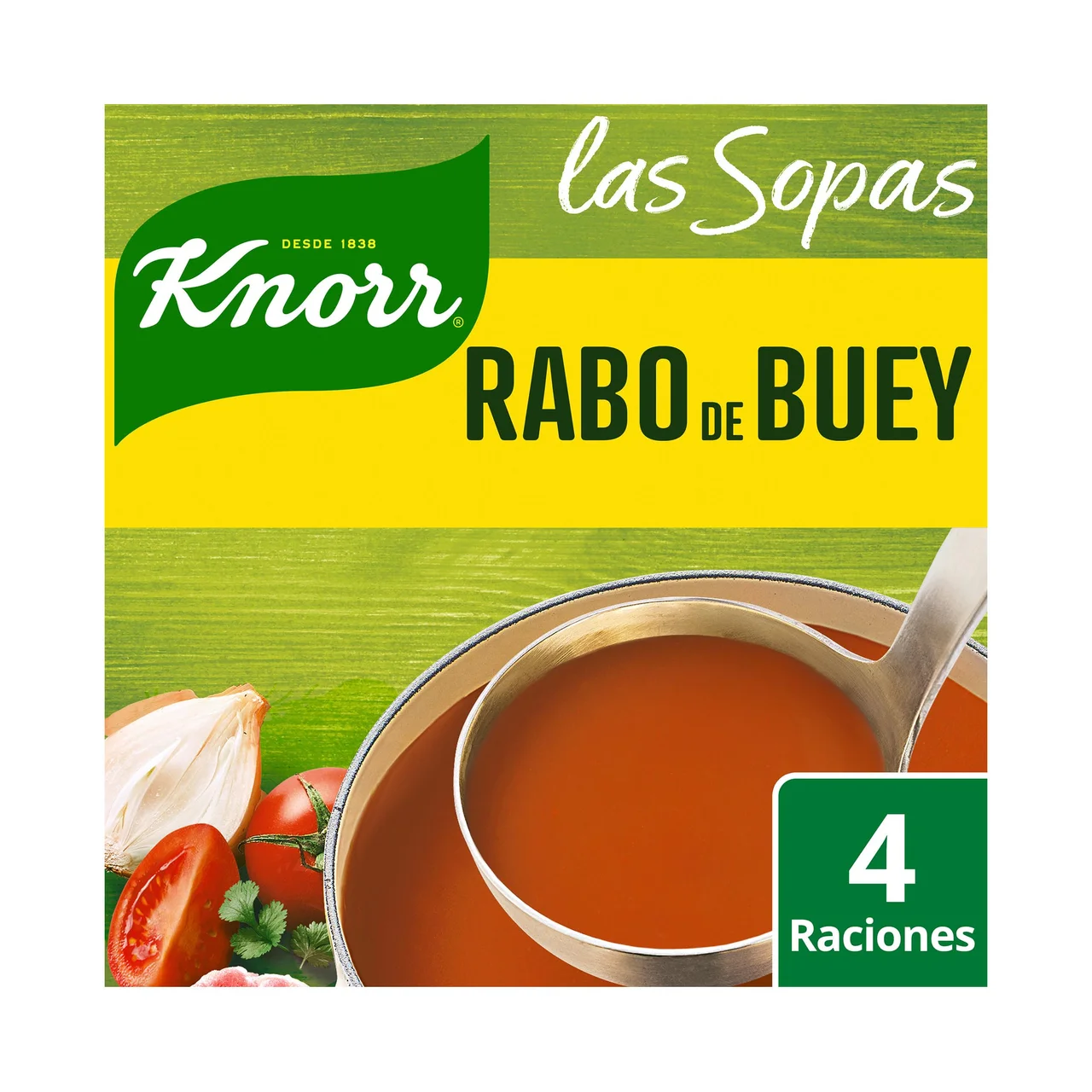 Sopa especial de rabo de buey sobre de 79,5 g.