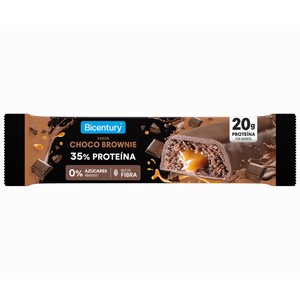 Barrita proteica de chocolate brownie 57 g.