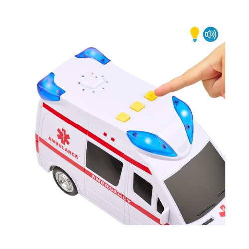 Coches de emergencia con luces y sonidos..