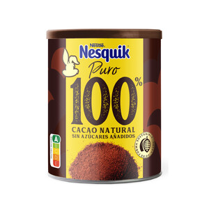 NESQUIK Cacao soluble intenso, 100 cacao natural NESQUIK 290 g.