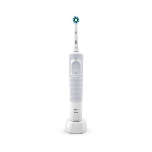 Cepillo de dientes eléctrico Braun ORAL-B Vitality 100 CrossAction, cepillado 2D, temporizador, incluye 1 cabezal.