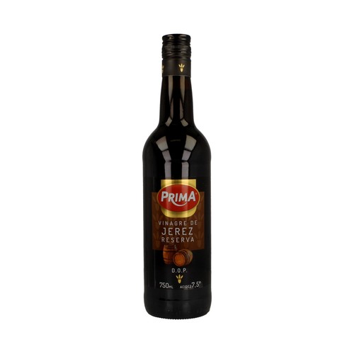PRIMA Vinagre de vino de Jerez reserva PRIMA botella de 750 ml.