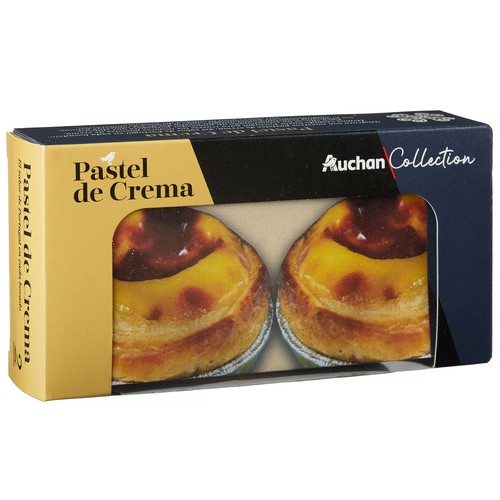 Pastel de Crema ALCAMPO PRODUCCIÓN CONTROLADA 2 uds. 150g.