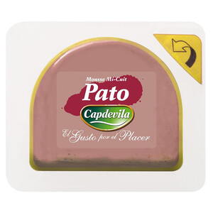 Imagen de CAPDEVILLA Mousse Mi-cuit de higado de pato, elaborado sin gluten 55 g.