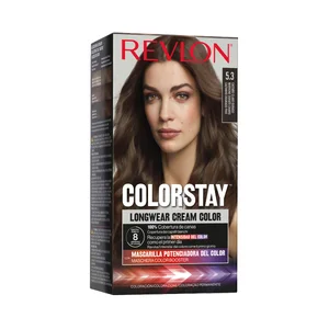 REVLON Coloración permanente tono 5.3 Castaño claro dorado REVLON Colorstay.