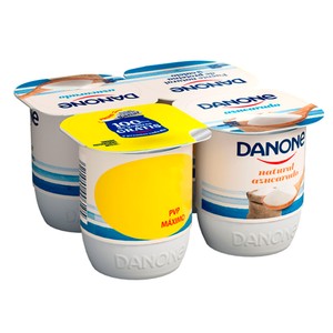 Imagen de DANONE Yogur natural azucarado elaborado con leche fresca 4 x 120 g.