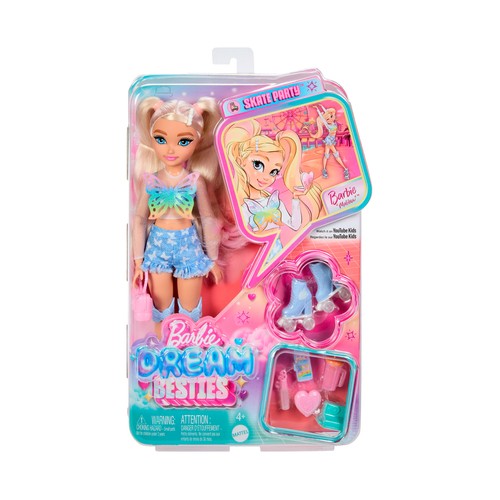 Barbie Dream Besties Muñeca Malibú Patinadora +4 Años MATTEL