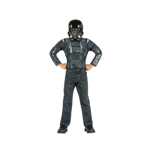 Disfraz Death Trooper con pecho musculoso y máscara, STAR WARS