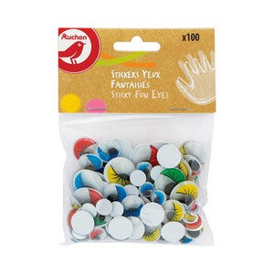 Imagen de 100 Ojos Colores Surtidos Hk ALCAMPO