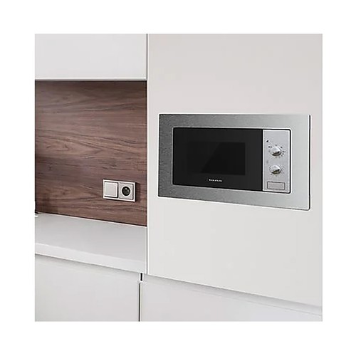 Microondas integrable TAURUS MO20IXM, color inox, capacidad 20L, potencia: 800W, grill: 1000W.