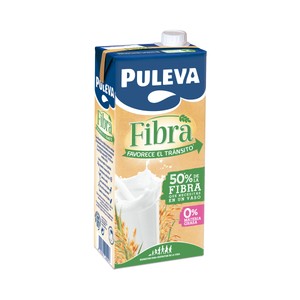 PULEVA Preparado lácteo bajo en grasas y con alto contenido en fibra 1 l.