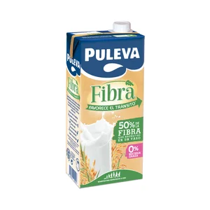 PULEVA Preparado lácteo bajo en grasas y con alto contenido en fibra 1 l.
