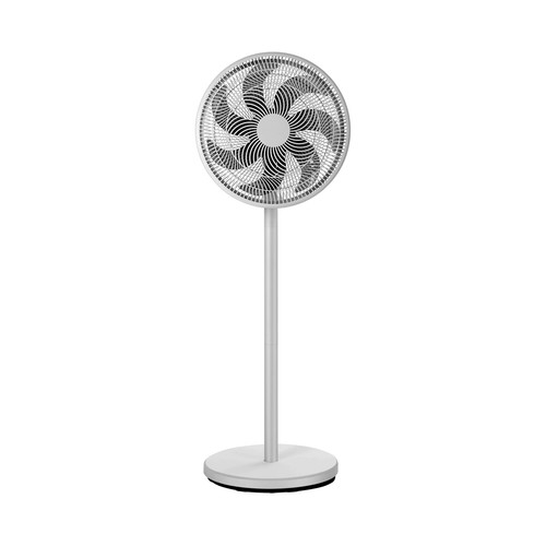 Ventilador de pie QILIVE Q.6871, 45W, 40cm, color blanco, con 3 velocidades.