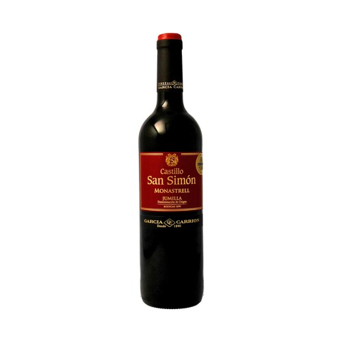 CASTILLO SAN SIMÓN  Vino tinto con D.O. Jumilla CASTILLO SAN SIMÓN botella de 75 cl.