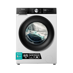 Imagen de Lavadora secadora HISENSE WD3S8043BW3 lavado/secado: 8KG/5KG, clasificación energética: A, 1400RPM, H: 84,5cm, A: 59,5cm,F: 515cm.