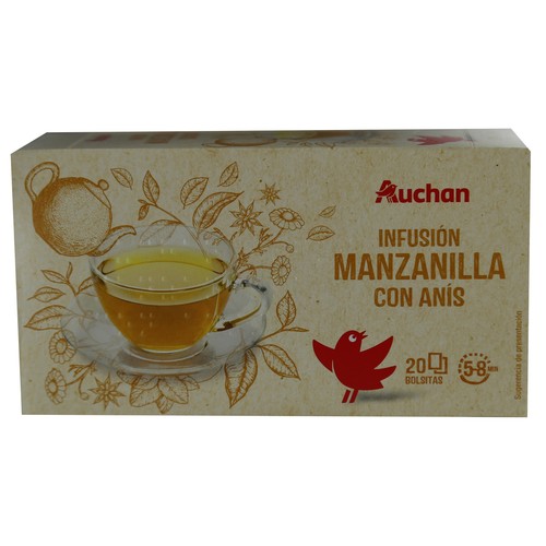Manzanilla con anís PRODUCTO ALCAMPO 20 uds. 27 g.