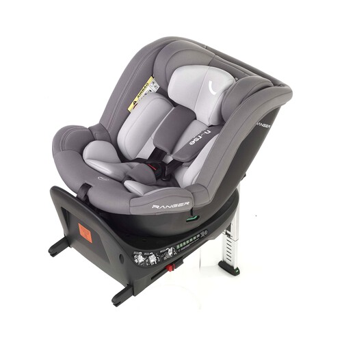 Silla auto giratoria NURSE by JANÉ RANGER ISOFIX, desde 0 meses a 150cm, color gris.