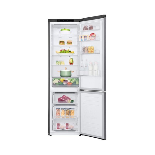 Frigorífico combi 203cm LG GBP32DSLZN NO FROST TOTAL, clasificación energética: E, H: 203cm, A: 60cm, F: 67cm, capacidad total: 354L.