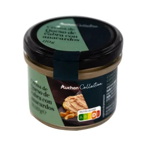 PRODUCTO ALCAMPO Collection Crema de queso de cabra con anacardos 110 g.