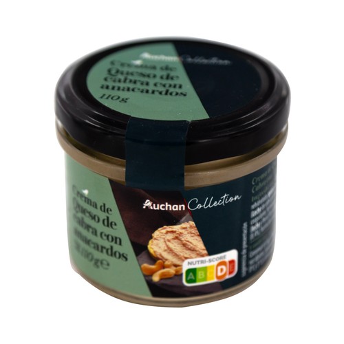 PRODUCTO ALCAMPO Collection Crema de queso de cabra con anacardos 110 g.