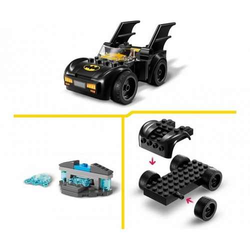 LEGO Súper Héroes DC Batman y Batmóvil Vs. Mr. Freeze 76301, 63 piezas, +4 años.