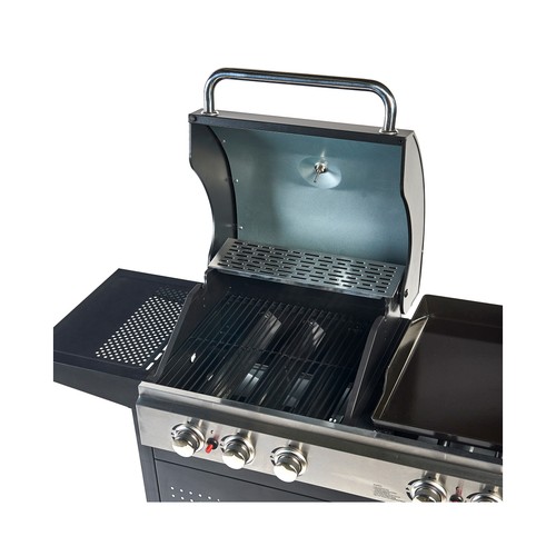 Barbacoa gas combo bbq y plancha, GARDENSTAR.