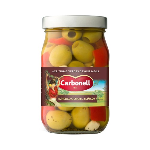 CARBONELL Aceitunas gordal sin hueso 350 g.