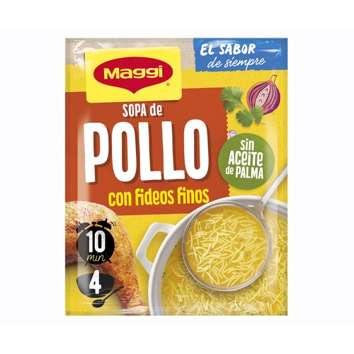 MAGGI Sopa de pollo con fideos finos sobre de 82 g.